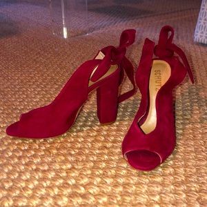 Schutz “Archie” Wrap Peep Toe Heels